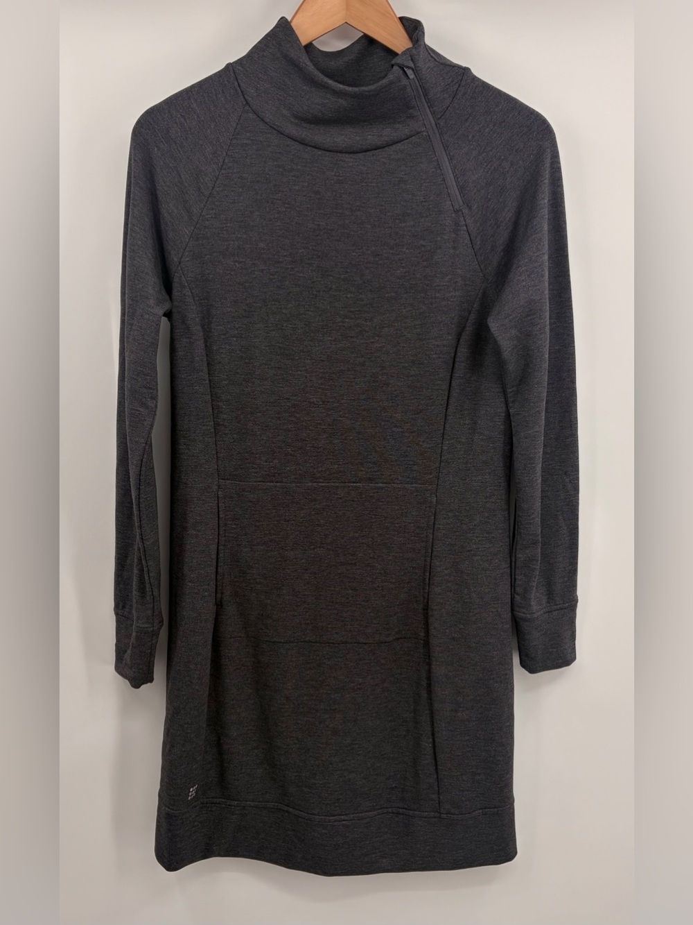 Title nine Guthrie French terry gray sweatshirt dress women’s S granola outdoor